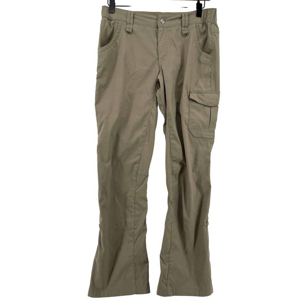 Duluth Dry on the Fly Convertible Bootcut Cargo Pants Khaki Women 4x31 Pockets